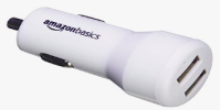 Buy AmazonBasics 4.8 Amp | 24W Dual USB Car Charger