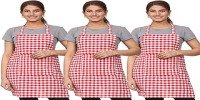 Buy JMi Check Cotton Fabric Apron