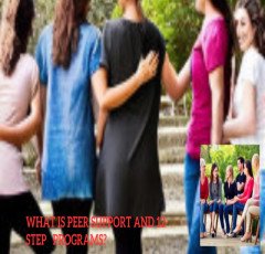 What is Peer support and 12-step programs ?